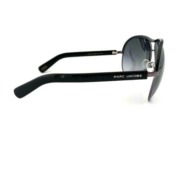 New Marc Jacobs Sunglasses Unisex Black Aviator - Picture 6 of 8